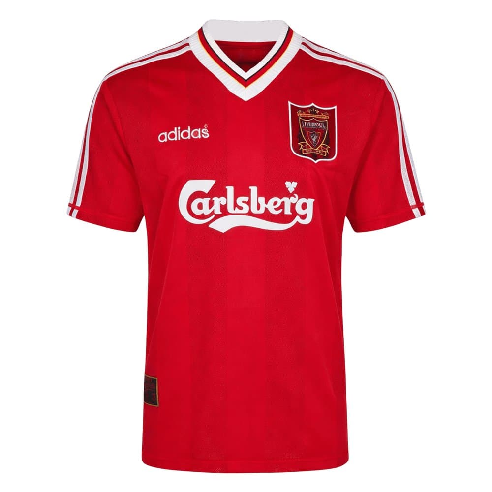 Men's Liverpool Home Retro Soccer Jersey 1995/96