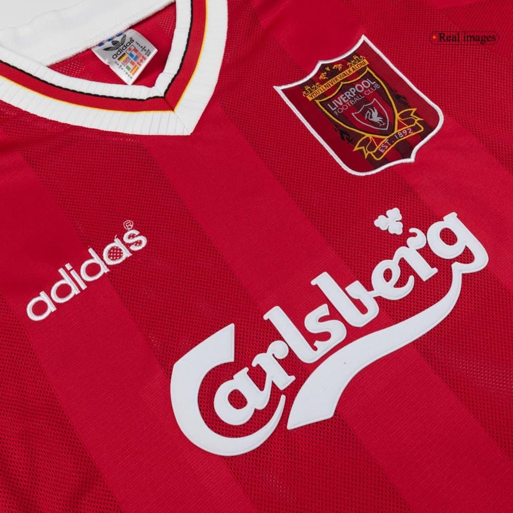 Men's Liverpool Home Retro Soccer Jersey 1995/96