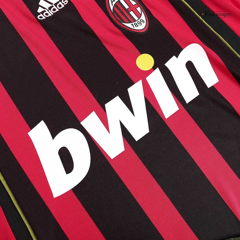 Men's AC Milan Home Retro Soccer Jersey 2006/07 Men's AC Milan Home Retro Soccer Jersey 2006/07