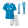 Kid's Napoli Home Soccer Jersey Full Kit 2025/26 Kid's Napoli Home Soccer Jersey Full Kit 2025/26