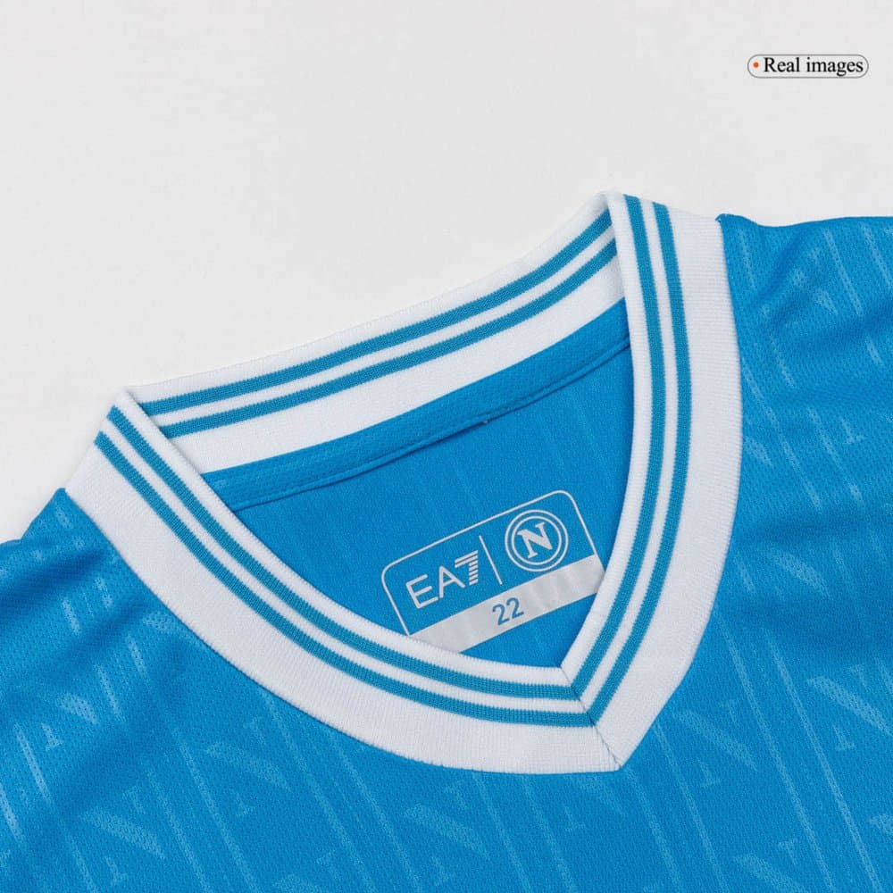 Kid's Napoli Home Soccer Jersey Full Kit 2025/26 Kid's Napoli Home Soccer Jersey Full Kit 2025/26