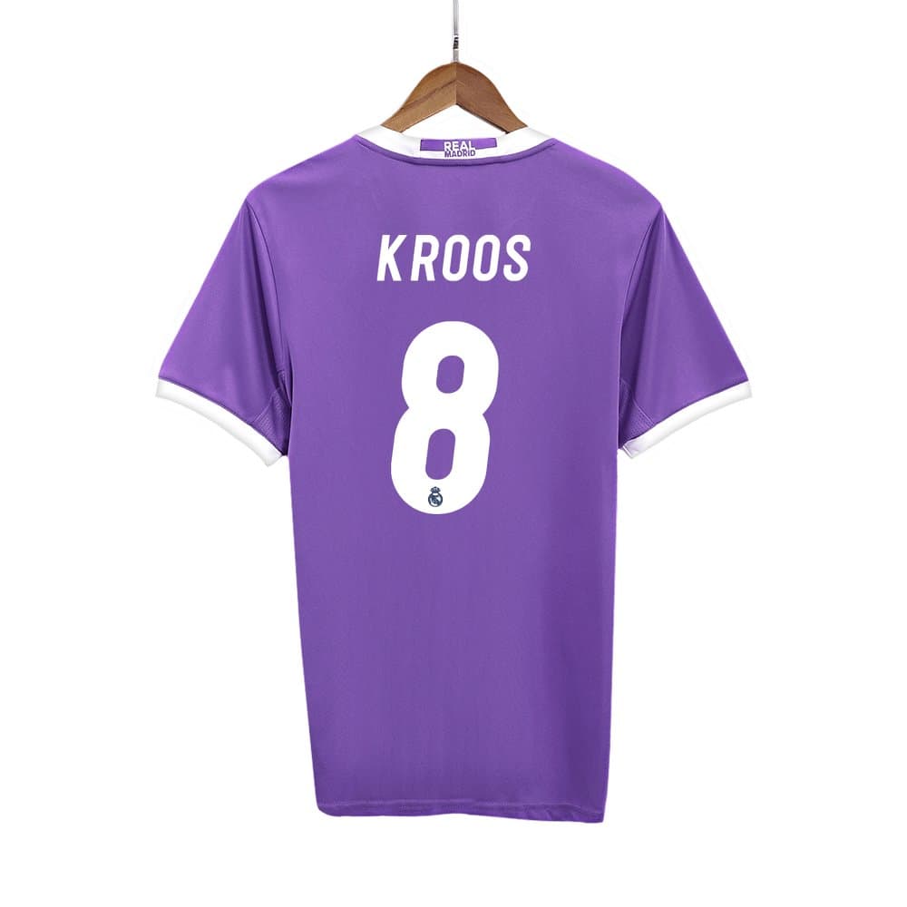 Men's KROOS #8 Real Madrid Away Retro Soccer Jersey 2016/17 Men's KROOS #8 Real Madrid Away Retro Soccer Jersey 2016/17