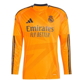 Men's Real Madrid Away Long Sleeve Jersey 2024/25 Men's Real Madrid Away Long Sleeve Jersey 2024/25
