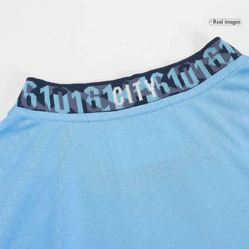 Men's HAALAND #9 Manchester City Home Authentic Jersey - UCL 2024/25
