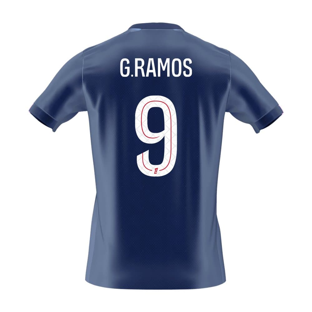 Men's G.RAMOS #9 PSG Home Replica Soccer Jersey 2025/26 Men's G.RAMOS #9 PSG Home Replica Soccer Jersey 2025/26