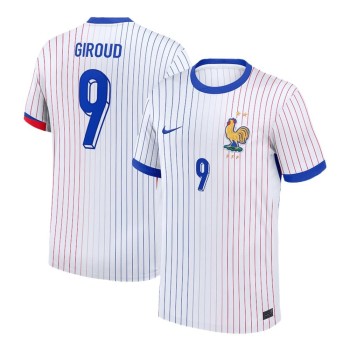 Men's GIROUD #9 France Away Replica Soccer Jersey EURO 2024 Men's GIROUD #9 France Away Replica Soccer Jersey EURO 2024