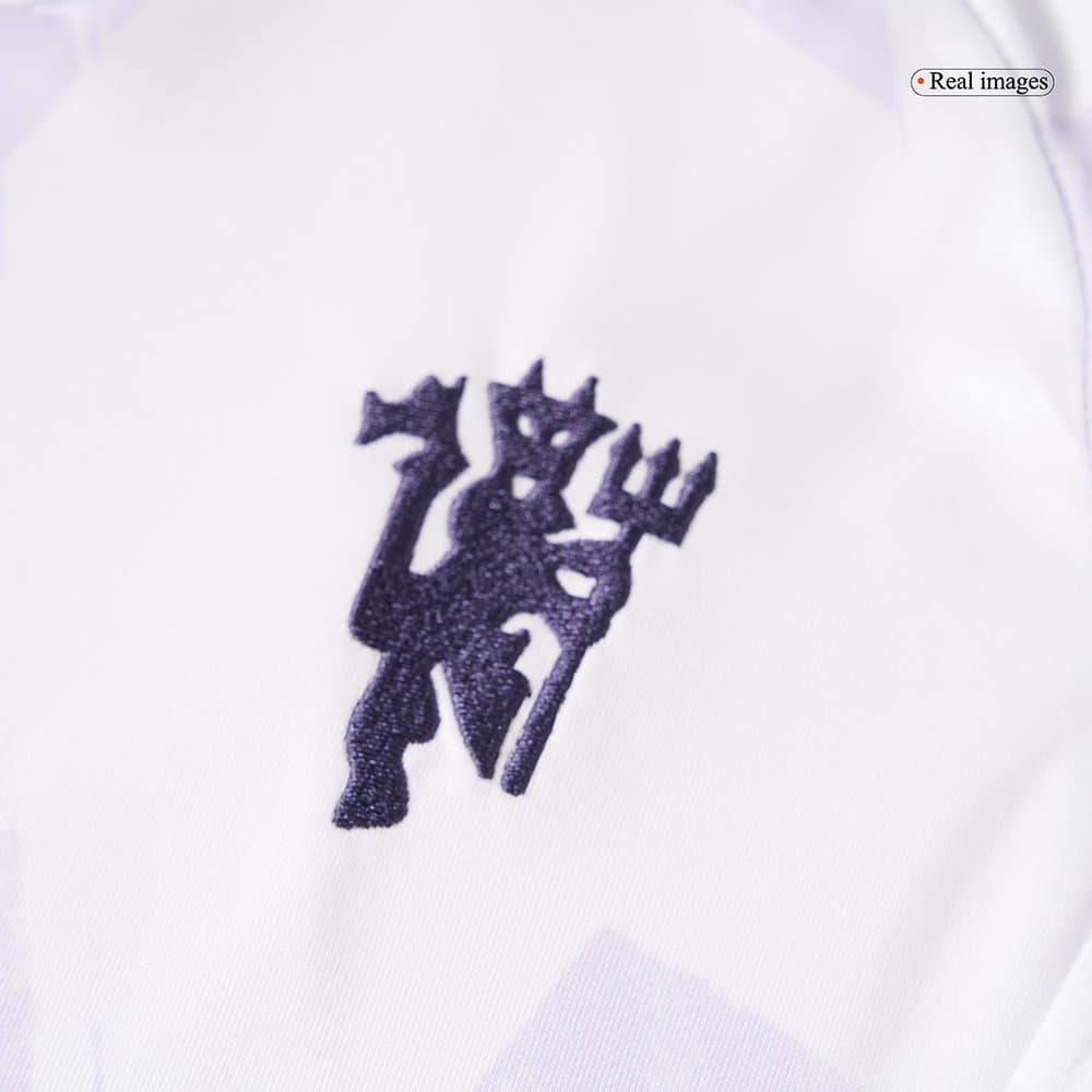 Kid's Manchester United Away Soccer Jersey Full Kit 2025/26