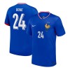 Men's DOUE #24 France Home Replica Soccer Jersey 2024 Men's DOUE #24 France Home Replica Soccer Jersey 2024