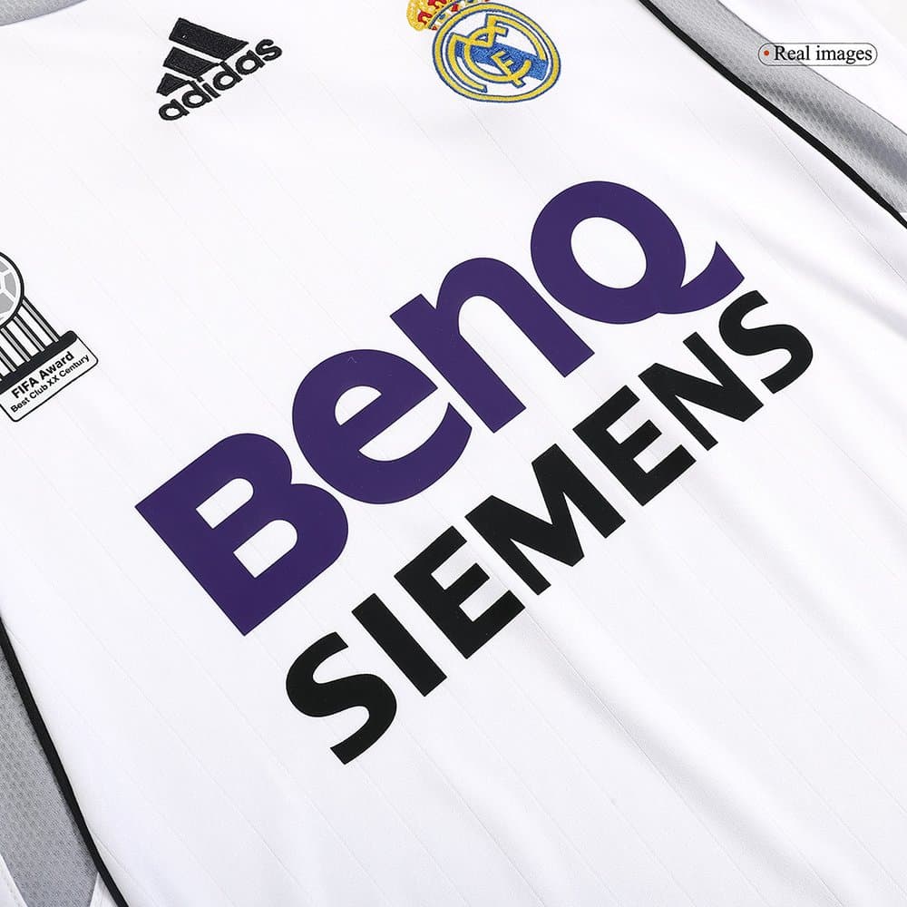 Men's BECKHAM #23 Real Madrid Home Retro Soccer Jersey 2006/07 Men's BECKHAM #23 Real Madrid Home Retro Soccer Jersey 2006/07