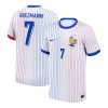Men's GRIEZMANN #7 France Away Replica Soccer Jersey 2024