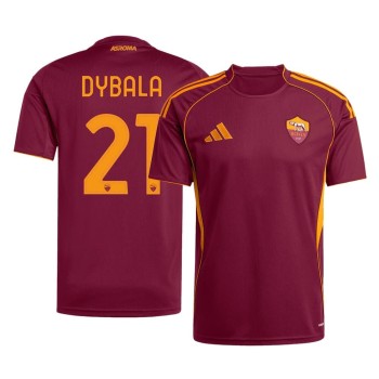 Men's DYBALA #21 Roma Home Replica Soccer Jersey 2025/26