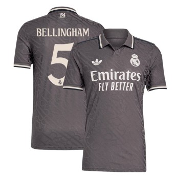 Men's BELLINGHAM #5 Real Madrid Third Away Authentic Soccer Jersey 2024/25 Men's BELLINGHAM #5 Real Madrid Third Away Authentic Soccer Jersey 2024/25