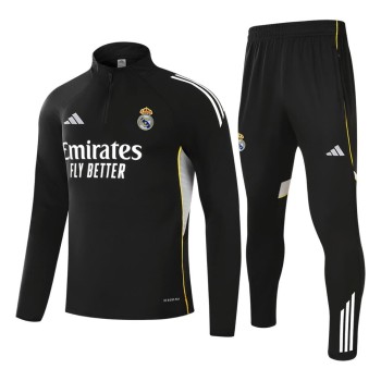 Kid's Real Madrid 1/4 Zip Tracksuit 2025/26 Kid's Real Madrid 1/4 Zip Tracksuit 2025/26
