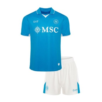 Kid's Napoli Home Soccer Jersey Kit 2024/25 Kid's Napoli Home Soccer Jersey Kit 2024/25