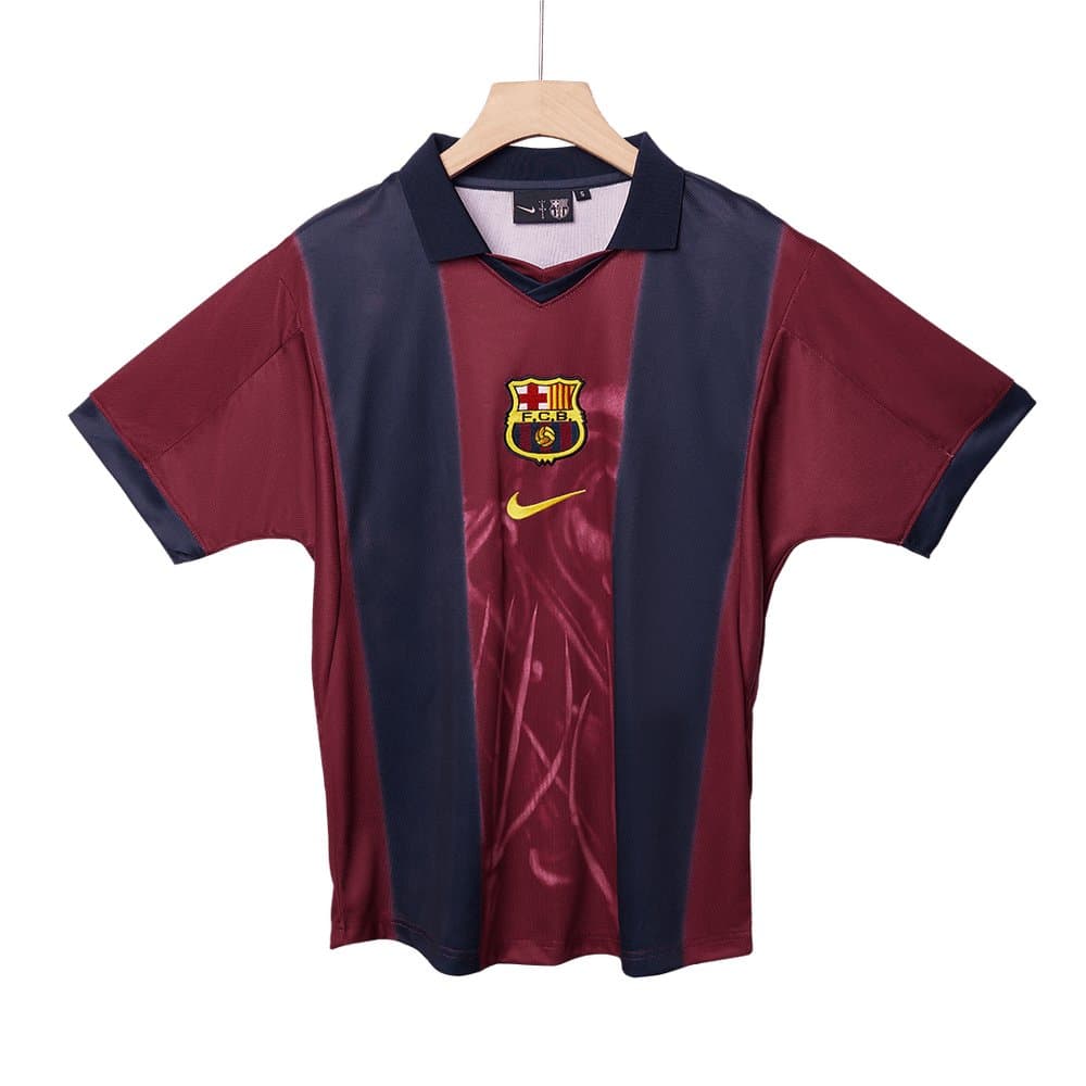 Men's Barcelona Home Retro Soccer Jersey 2000/01 Men's Barcelona Home Retro Soccer Jersey 2000/01