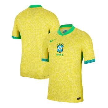 Men's Brazil Home Authentic Soccer Jersey 2024