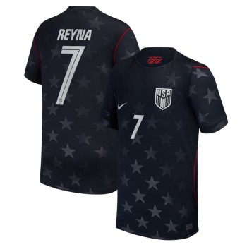 Kid's Giovanni Reyna #7 USA Away Stadium Replica Jersey World Cup 2026