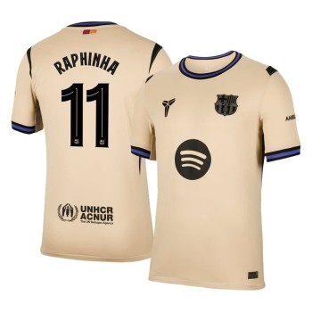 Men's RAPHINHA #11 Barcelona Away Replica Soccer Jersey -UCL 2025/26 Men's RAPHINHA #11 Barcelona Away Replica Soccer Jersey -UCL 2025/26