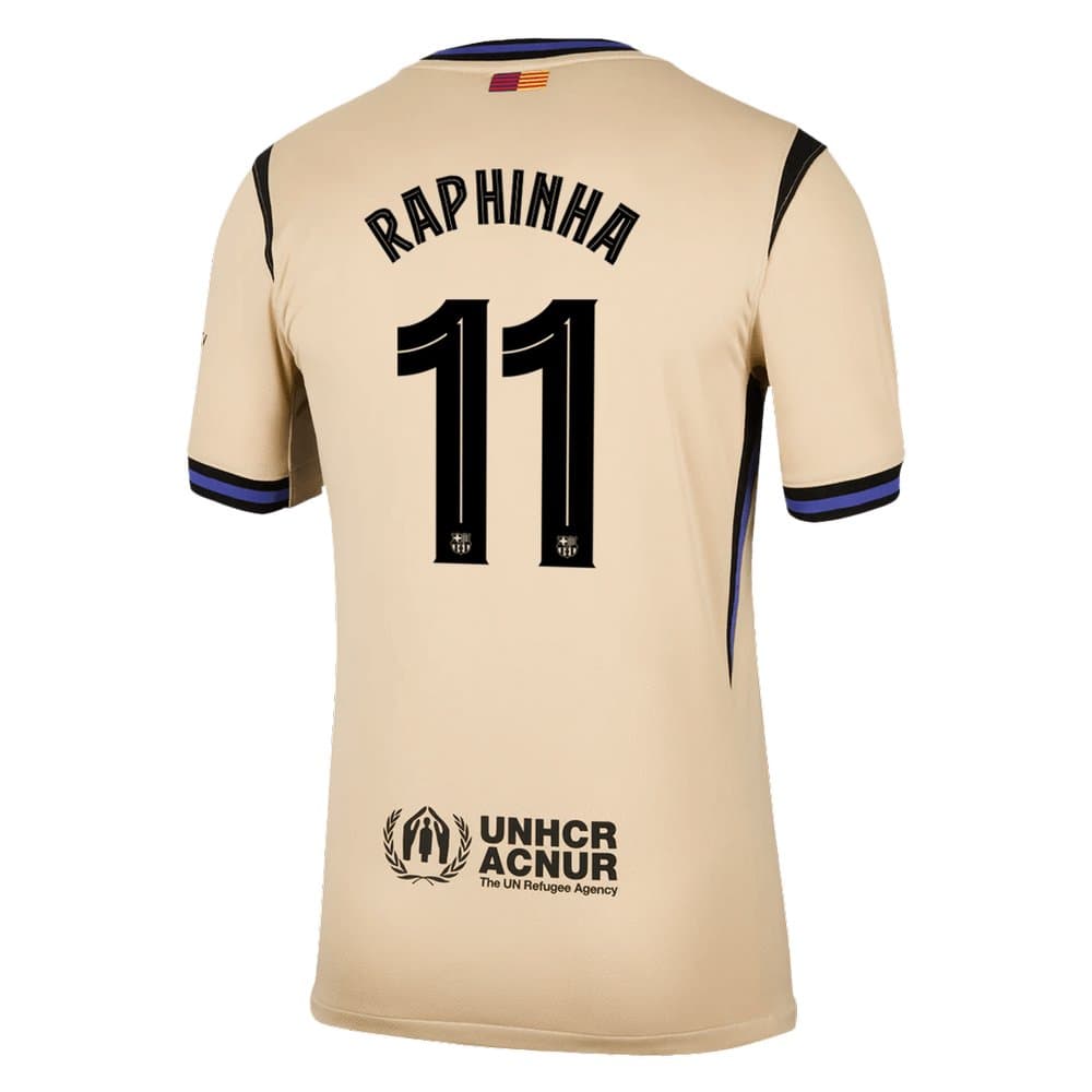 Men's RAPHINHA #11 Barcelona Away Replica Soccer Jersey -UCL 2025/26 Men's RAPHINHA #11 Barcelona Away Replica Soccer Jersey -UCL 2025/26