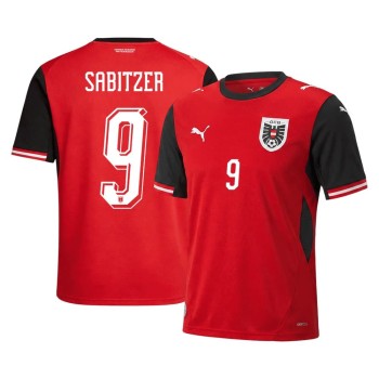 Men's SABITZER #9 Austria Home Replica Soccer Jersey World Cup 2026 Men's SABITZER #9 Austria Home Replica Soccer Jersey World Cup 2026