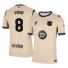 Men's PEDRI #8 Barcelona Away Authentic Soccer Jersey - UCL 2025/26