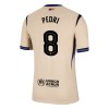 Men's PEDRI #8 Barcelona Away Authentic Soccer Jersey - UCL 2025/26