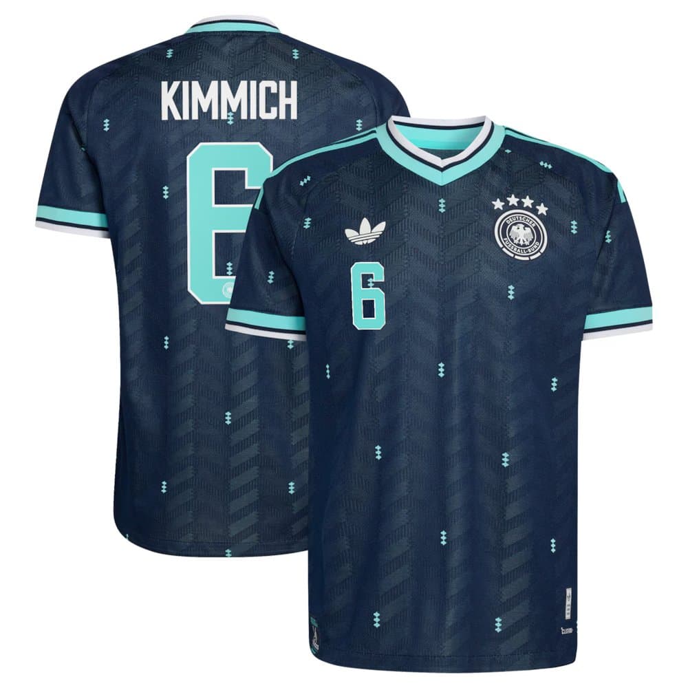Men's Joshua Kimmich #6 Germany Away Authentic Jersey World Cup 2026 Men's Joshua Kimmich #6 Germany Away Authentic Jersey World Cup 2026