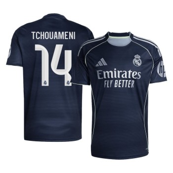 Men's TCHOUAMENI #14 Real Madrid Away Replica Soccer Jersey 2025/26