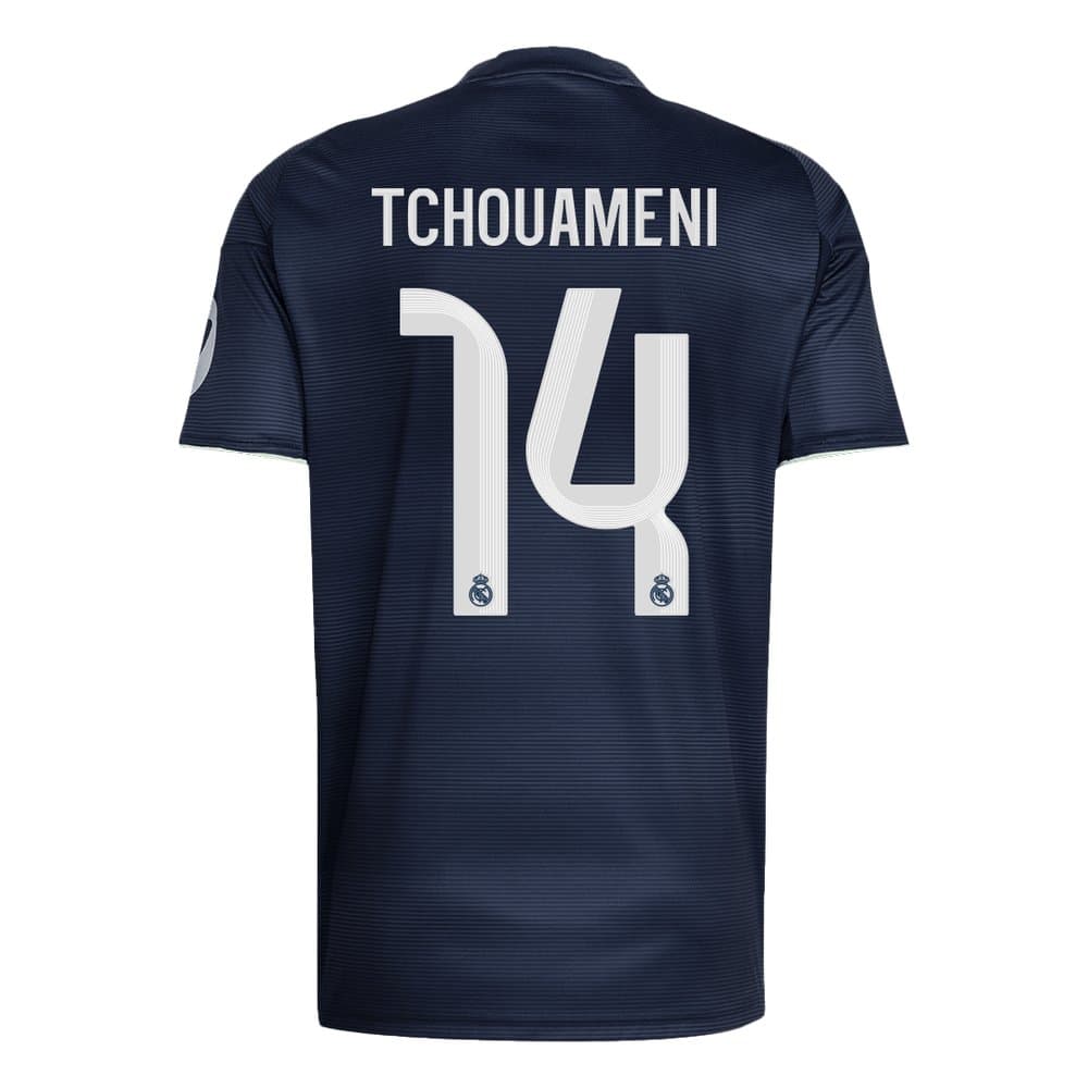 Men's TCHOUAMENI #14 Real Madrid Away Replica Soccer Jersey 2025/26
