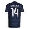 Men's TCHOUAMENI #14 Real Madrid Away Replica Soccer Jersey 2025/26