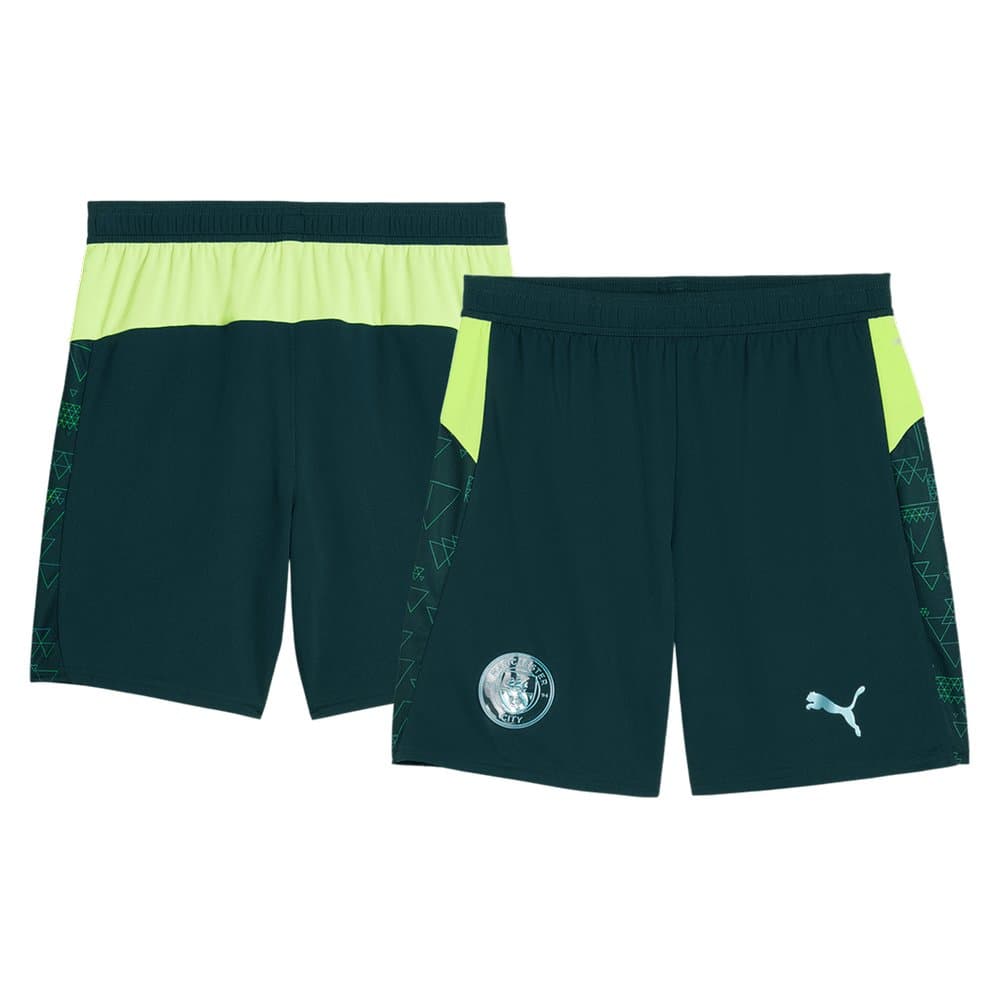 Men's Manchester City Fourth Away Soccer Shorts 2025/26 Men's Manchester City Fourth Away Soccer Shorts 2025/26