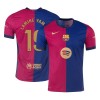 Men's LAMINE YAMAL #19 Barcelona Home Authentic Soccer Jersey Spotify Logo Without Text 2024/25 Men's LAMINE YAMAL #19 Barcelona Home Authentic Soccer Jersey Spotify Logo Without Text 2024/25