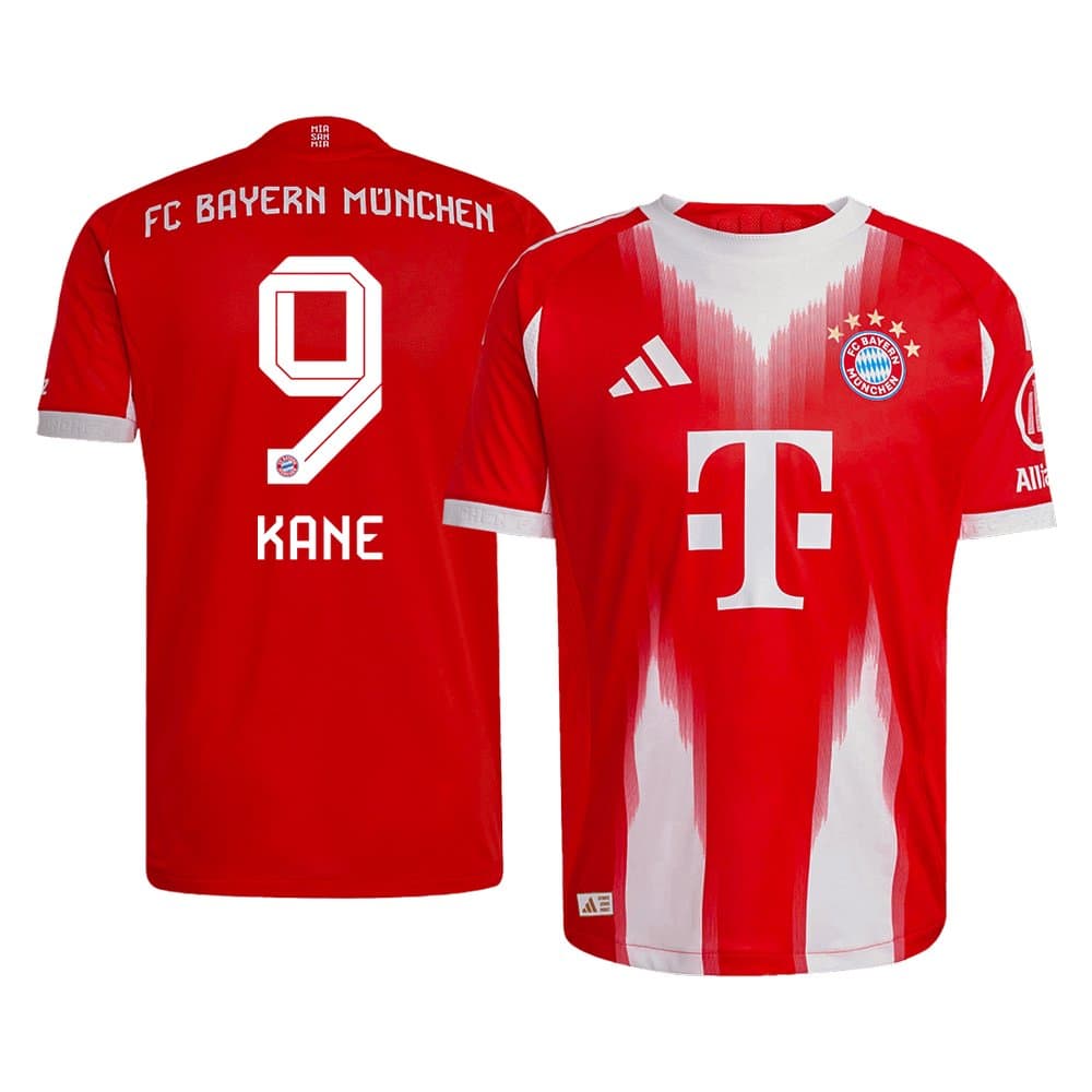 Men's KANE #9 Bayern Munich Home Authentic Jersey 2025/26 Men's KANE #9 Bayern Munich Home Authentic Jersey 2025/26