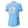 Men's DE BRUYNE #17 Manchester City Home Authentic Jersey 2024/25