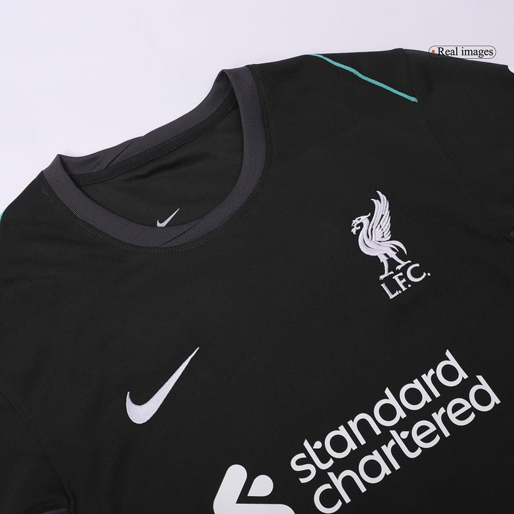 Men's VIRGIL #4 Liverpool Away Replica Soccer Jersey 2024/25 Men's VIRGIL #4 Liverpool Away Replica Soccer Jersey 2024/25