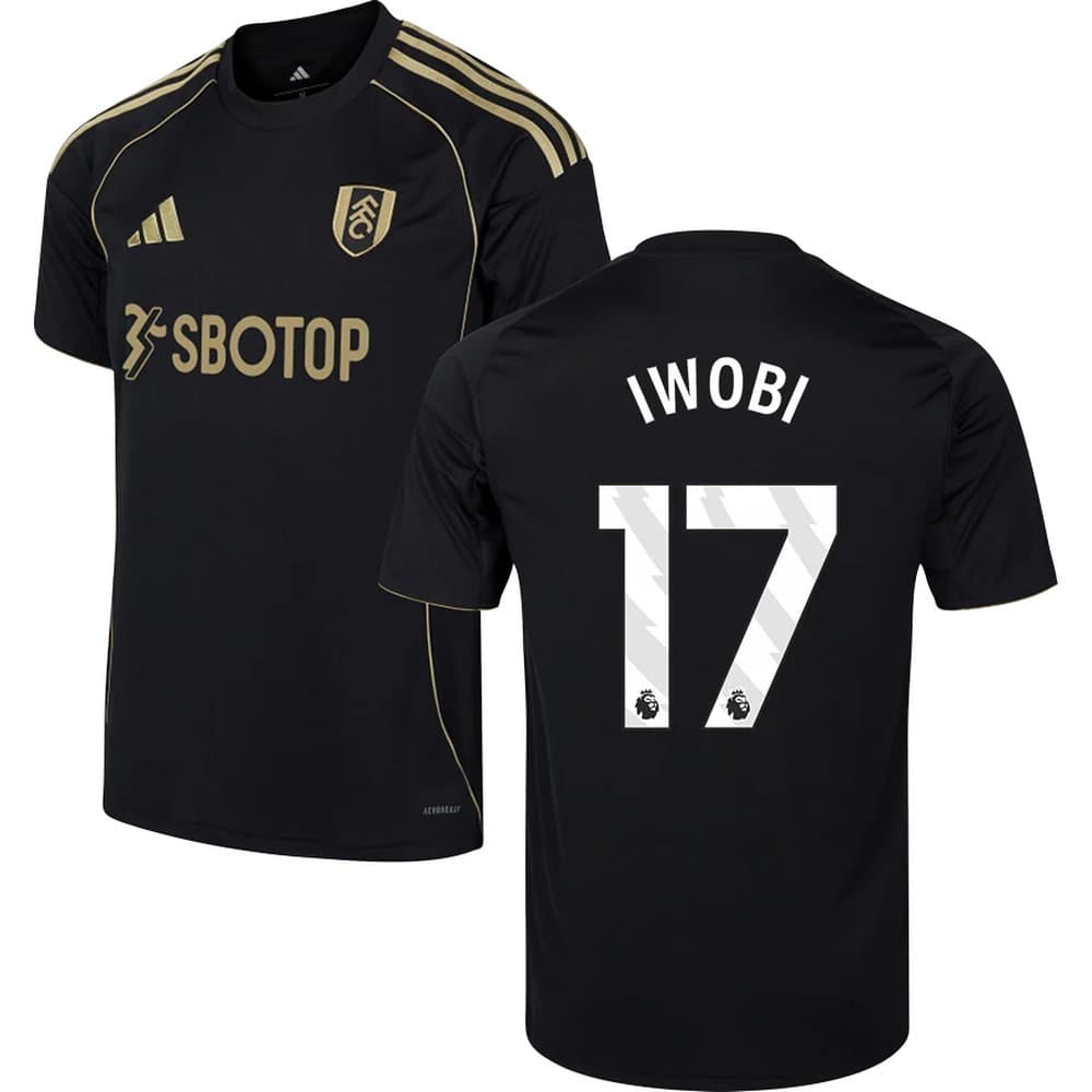 Men's IWOBI #17 Fulham Third Replica Jersey 2025/26