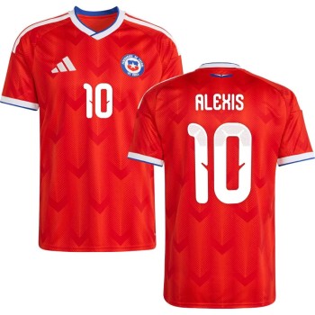 Men's ALEXIS #10 Chile Home Replica Jersey World Cup 2026 Men's ALEXIS #10 Chile Home Replica Jersey World Cup 2026