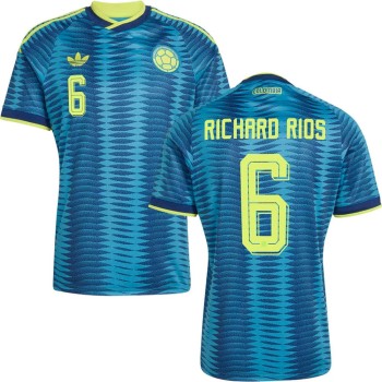 Kid's Richard Rios #6 Colombia Away Replica Jersey World Cup 2026 Kid's Richard Rios #6 Colombia Away Replica Jersey World Cup 2026
