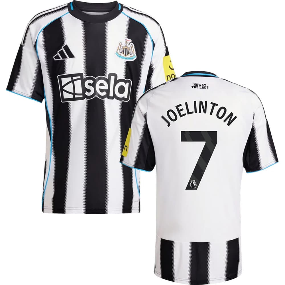 Men's JOELINTON #7 Newcastle United Home Replica Jersey 2025/26