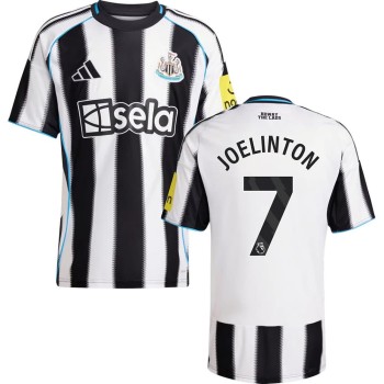Men's JOELINTON #7 Newcastle United Home Replica Jersey 2025/26