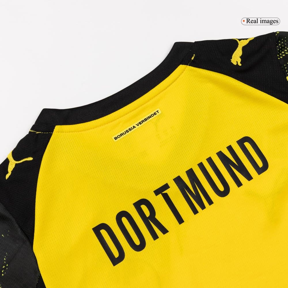Kid's Borussia Dortmund Home Soccer Jersey Full Kit 2025/26