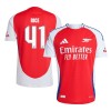 Men's RICE #41 Arsenal Home Authentic Jersey - UCL 2024/25