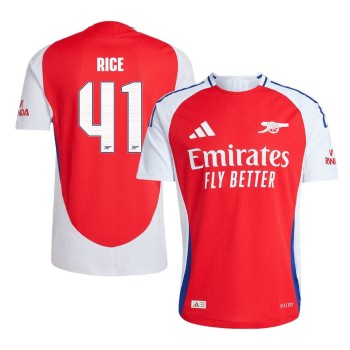 Men's RICE #41 Arsenal Home Authentic Jersey - UCL 2024/25 Men's RICE #41 Arsenal Home Authentic Jersey - UCL 2024/25