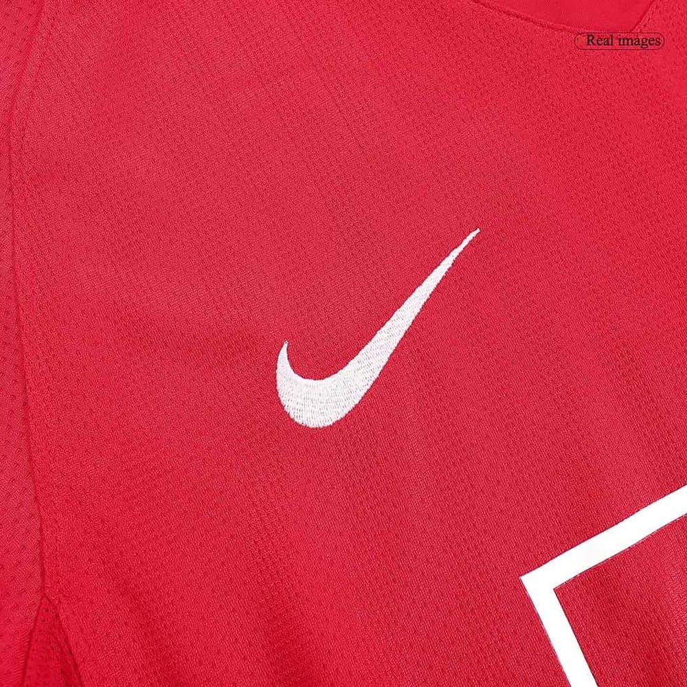 Men's Manchester United Home Long Sleeve Retro Soccer Jersey 2007/08