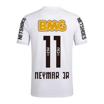 Men's NEYMAR JR #11 Santos FC Home Retro Soccer Jersey 2012