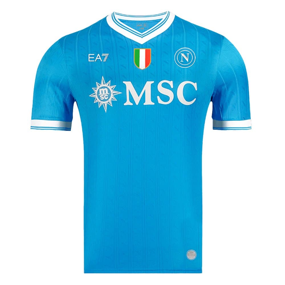 Men's Napoli Home Authentic Soccer Jersey 2025/26 Men's Napoli Home Authentic Soccer Jersey 2025/26