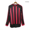 Men's AC Milan Home Long Sleeve Retro Soccer Jersey 2006/07