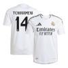 Men's TCHOUAMENI #14 Real Madrid Home Authentic Soccer Jersey 2024/25 Men's TCHOUAMENI #14 Real Madrid Home Authentic Soccer Jersey 2024/25