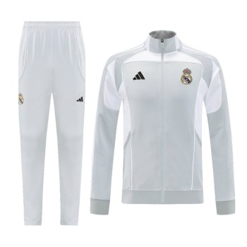Men's Real Madrid Home Jacket Tracksuit 2025/26 Men's Real Madrid Home Jacket Tracksuit 2025/26