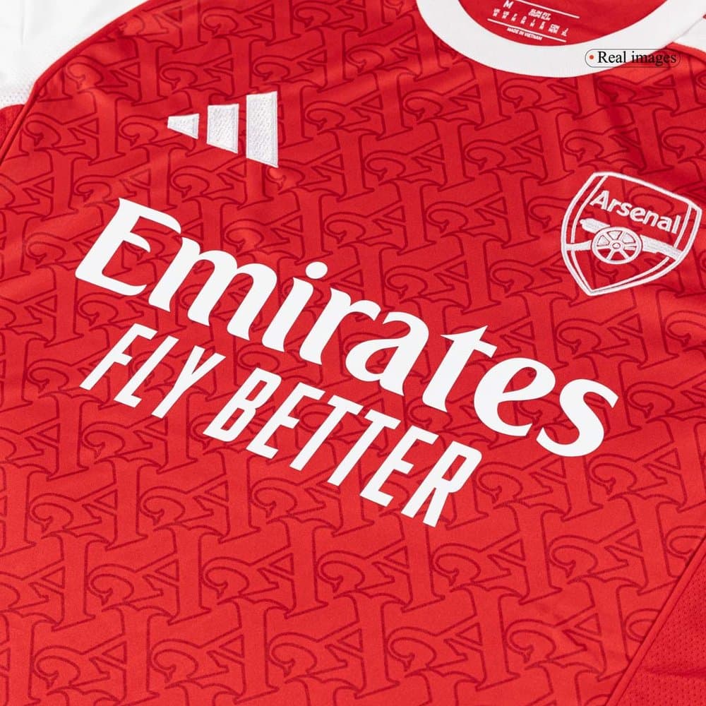 Men's Arsenal Home Replica Soccer Jersey 2025/26 Men's Arsenal Home Replica Soccer Jersey 2025/26